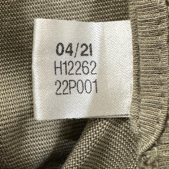 Adidas Hoodie Shirt Men Small Green Long Sleeve Pullover Drawstring Logo Lounge - Picture 7 of 8